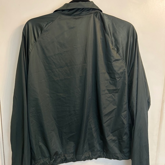 Luulemon Strech Satin Nylon Jacket Size Large - Picture 3 of 5